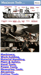 Mobile Screenshot of maximumtools.com